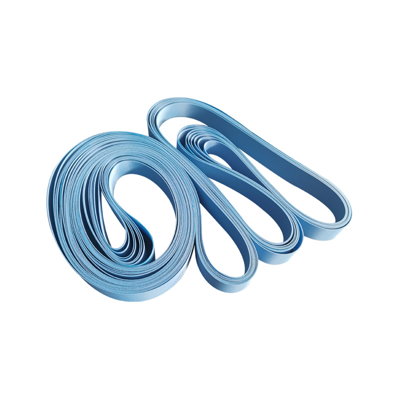 食品輸送帶雙面布藍色食品級耐油耐磨PU輸送帶